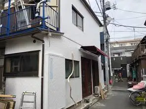 金属サイディング　カバー工法